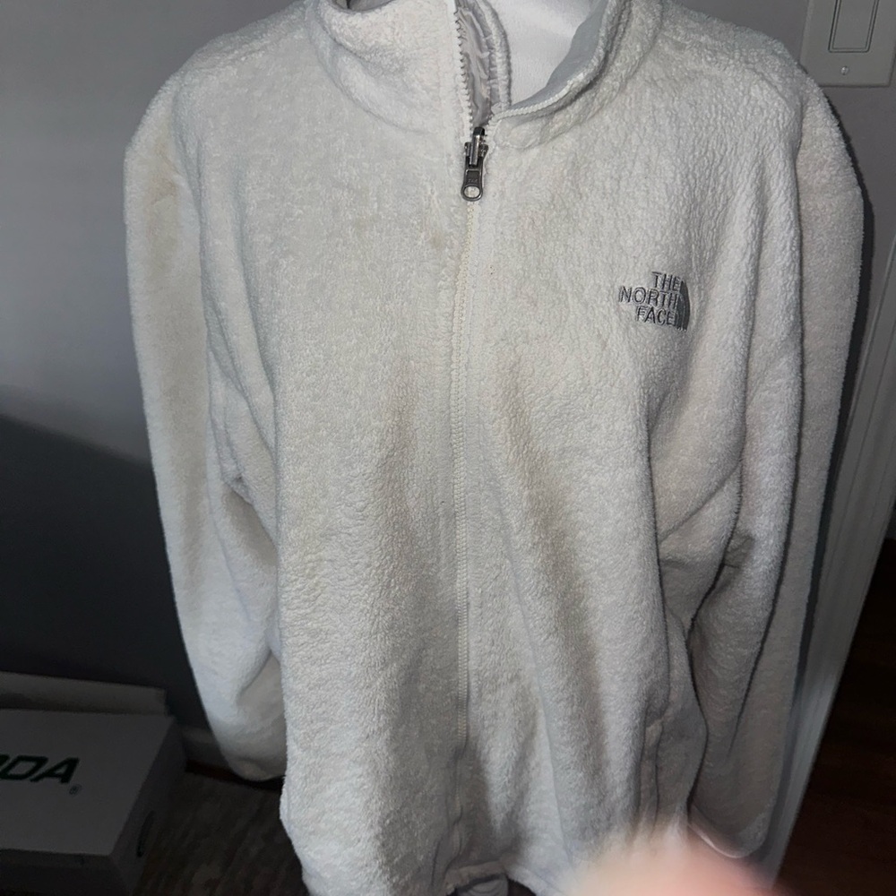 The North Face white Fleece Jacket